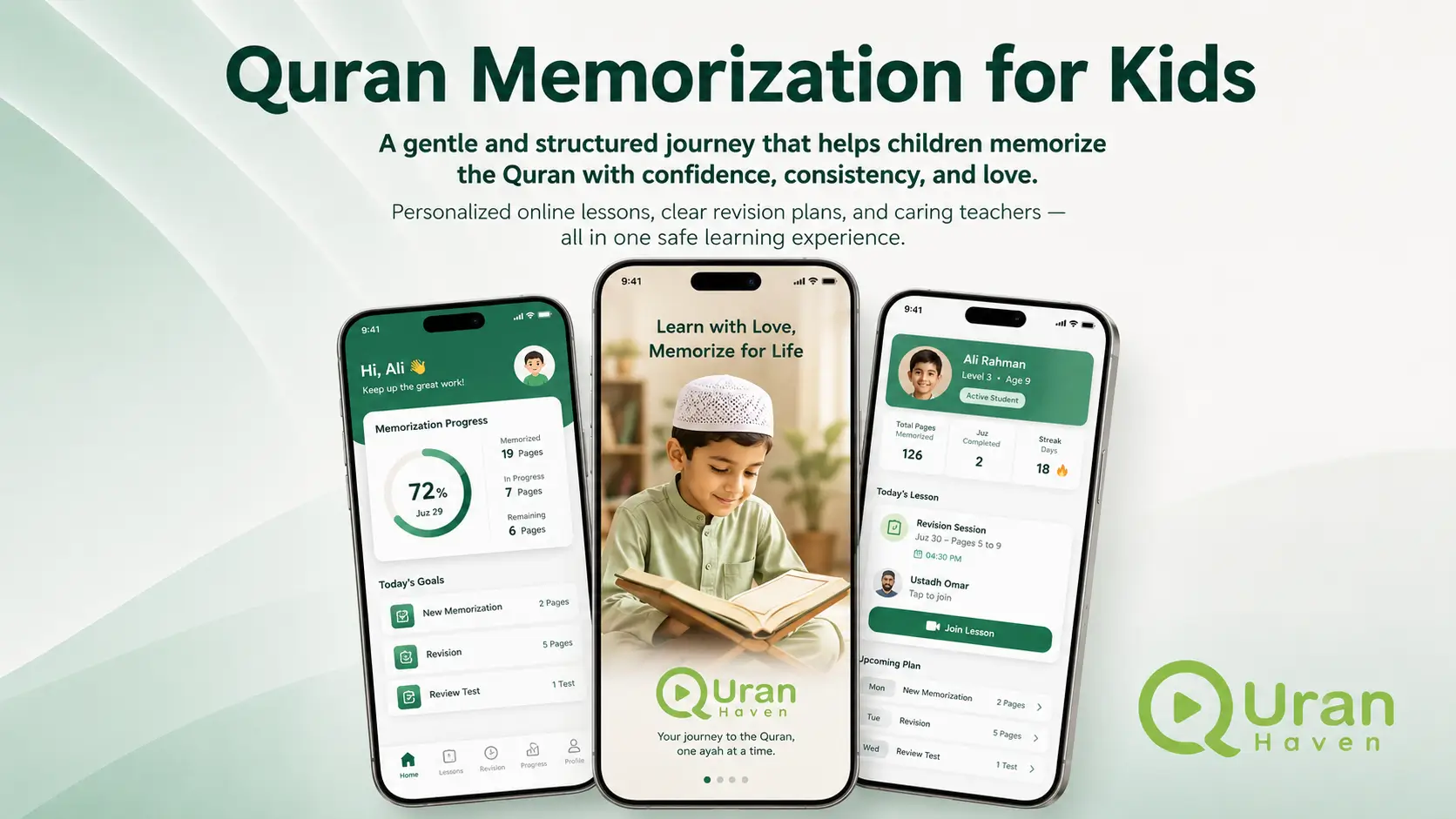 Quran memorization for kids with personalized online Quran lessons